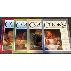 Lot Of 4 - Cook's Illustrated Booklets 2001 May-Dec Recipes Techniques